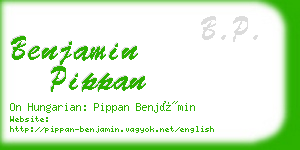 benjamin pippan business card